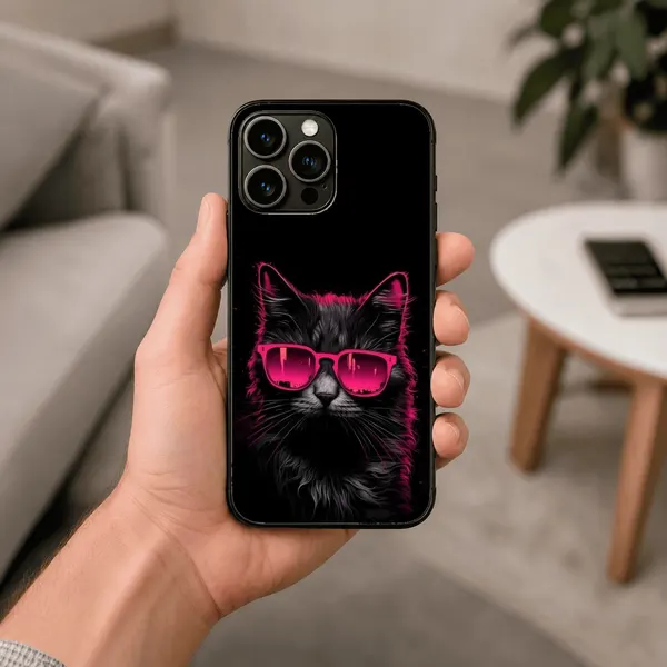 Gatito neon